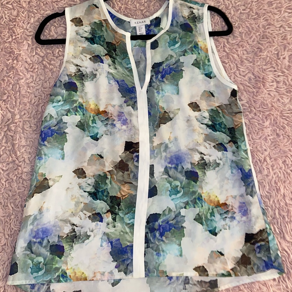 Kenar Floral Tank Top